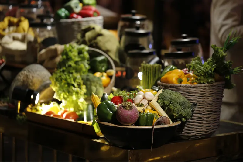 Vegetarian caterers in delhi